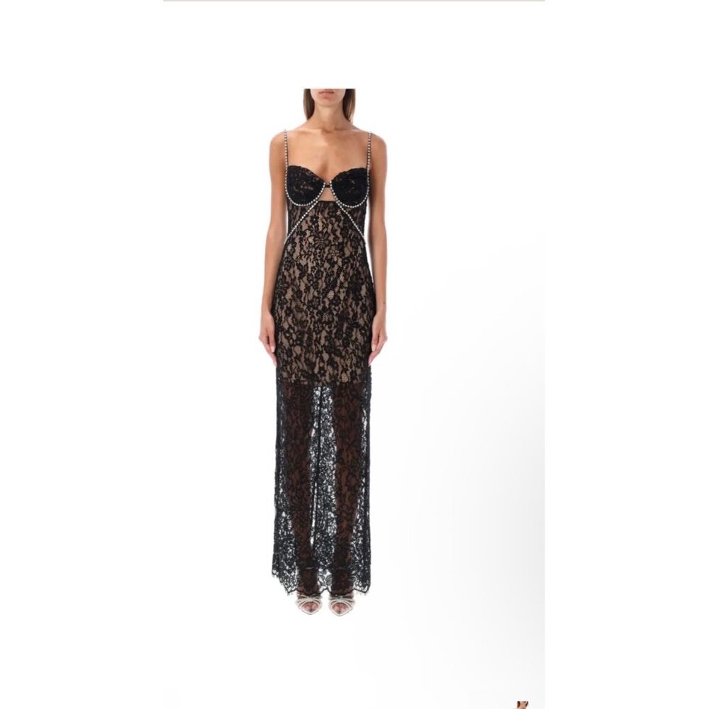 Self-Portrait Fine Lace Maxi Dress SIZE 4